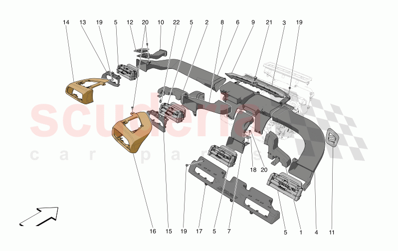 A/C UNIT: DIFFUSION of Maserati Maserati MC20 Icona Automatic 3.0 BT V6 2WD 630HP