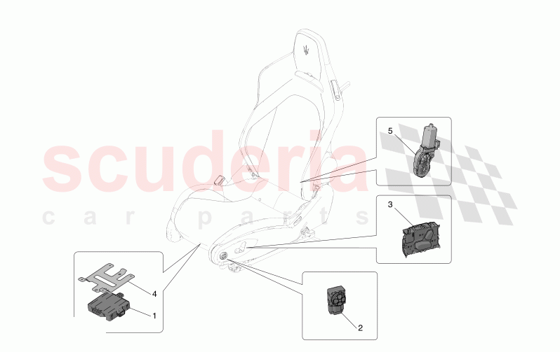SEATS: MECHANICS AND ELECTRONICS of Maserati Maserati MC20 Notte Automatic 3.0 BT V6 2WD 630HP