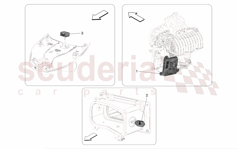 A/C UNIT: ELECTRONIC CONTROL of Maserati Maserati GranTurismo M189 MODENA  AUTOMATIC 4WD 3.0 BT V6 490 HP