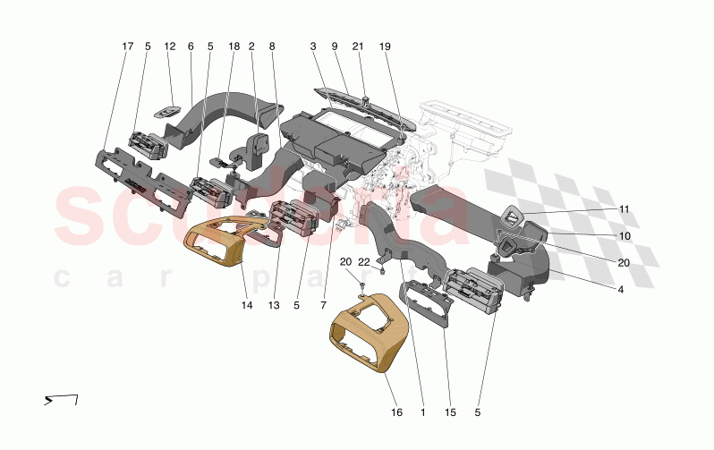 A/C UNIT: DIFFUSION of Maserati Maserati MC20 Icona Automatic 3.0 BT V6 2WD 630HP