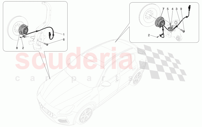 BRAKING CONTROL SYSTEMS of Maserati Maserati Grecale GT Automatic 2.0 T4 4WD 300HP MHEV
