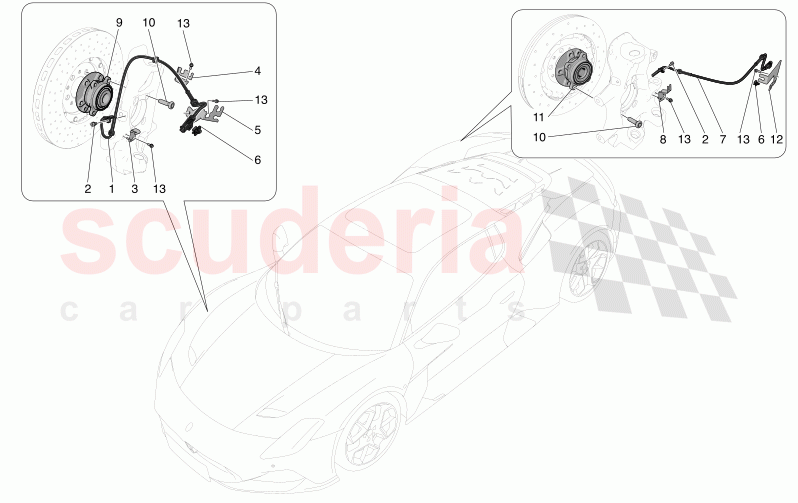 BRAKING CONTROL SYSTEMS of Maserati Maserati MC20 Icona Automatic 3.0 BT V6 2WD 630HP