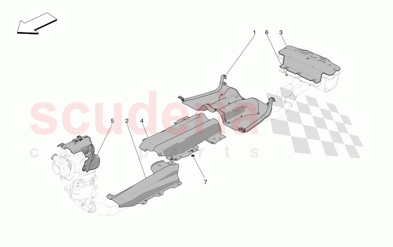THERMAL INSULATING PANELS of Maserati Maserati Grecale GT Automatic 2.0 T4 4WD 300HP MHEV