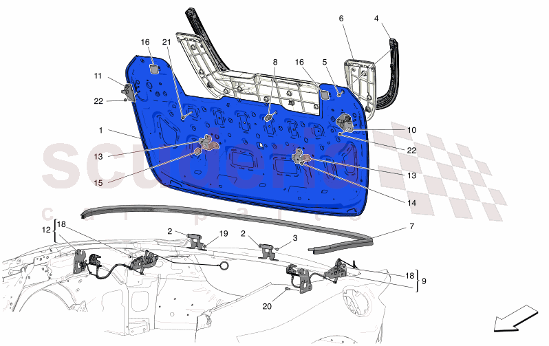 ELECTRICAL CAPOTE: COVERS of Maserati Maserati GranCabrio M189    AUTOMATIC 4WD 3.0 BT V6 490 HP