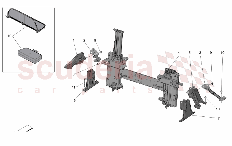 ELECTRICAL CAPOTE: ROLL BAR AND ACCESSORIES of Maserati Maserati GranCabrio M189 FOLGORE  AUTOMATIC 4WD BEV 560 kW