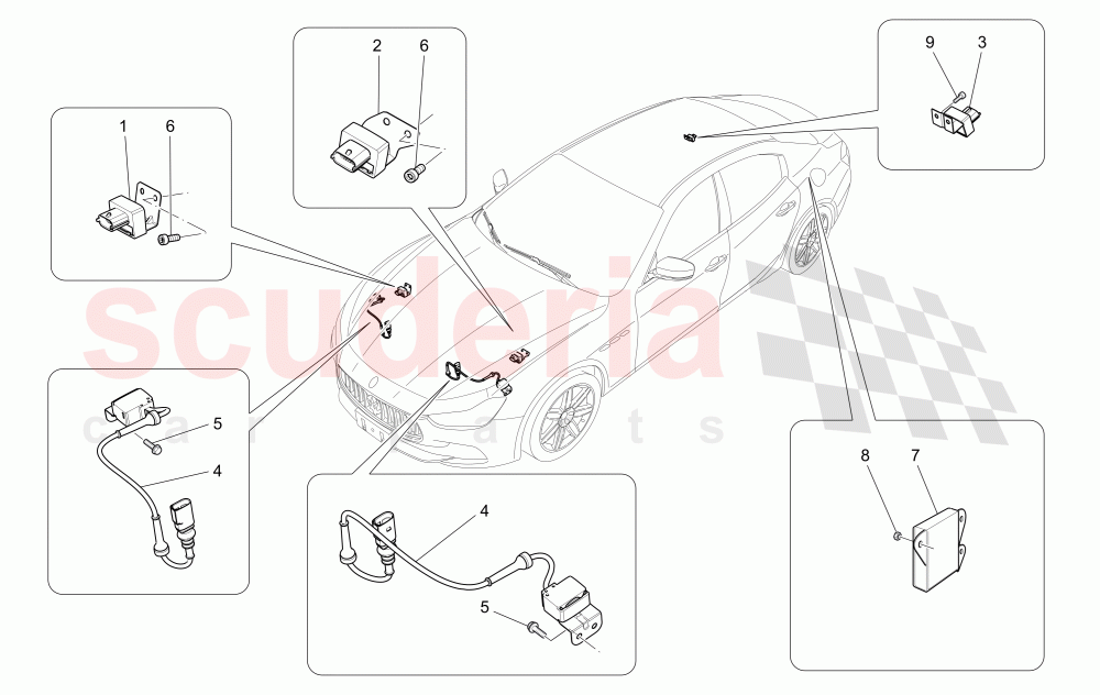 ELECTRONIC CONTROL (SUSPENSION) of Maserati Maserati Ghibli (2017+) S