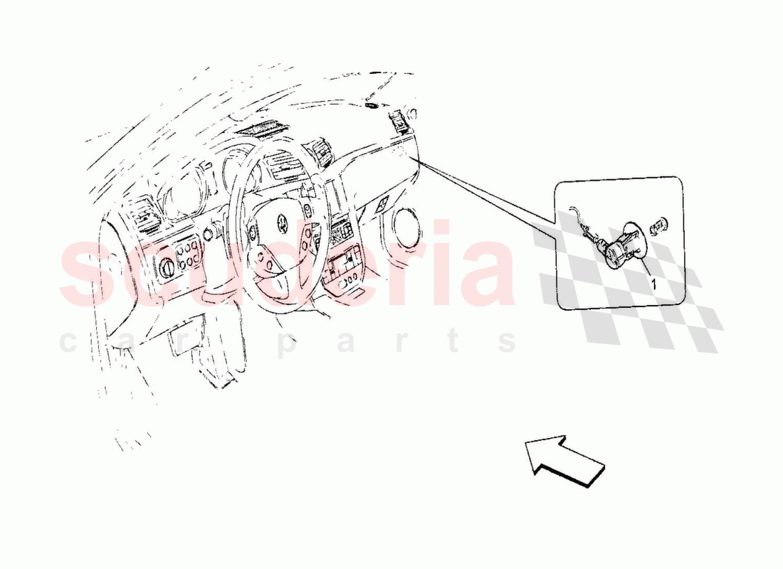 Passenger Airbag Deactivation of Maserati Maserati GranTurismo MC Stradale