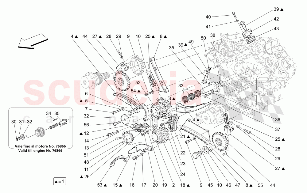 TIMING - CONTROLS of Maserati Maserati 4200 Spyder (2005-2007) GT