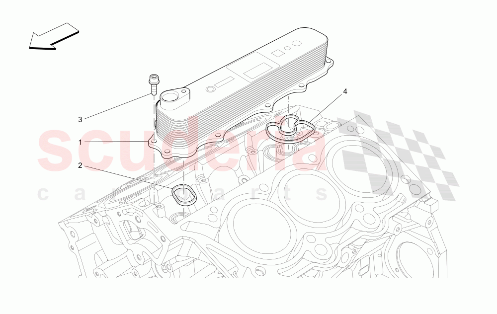 HEAT EXCHANGER of Maserati Maserati Ghibli (2017+) S