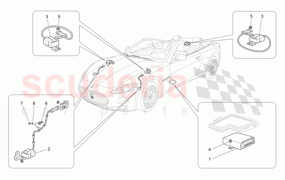 ELECTRONIC CONTROL (SUSPENSION) of Maserati Maserati GranCabrio (2013+) Sport