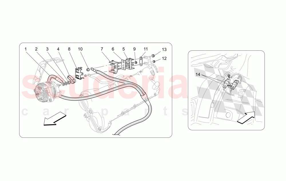 MAIN WIRING of Maserati Maserati GranTurismo (2012-2016) Sport CC