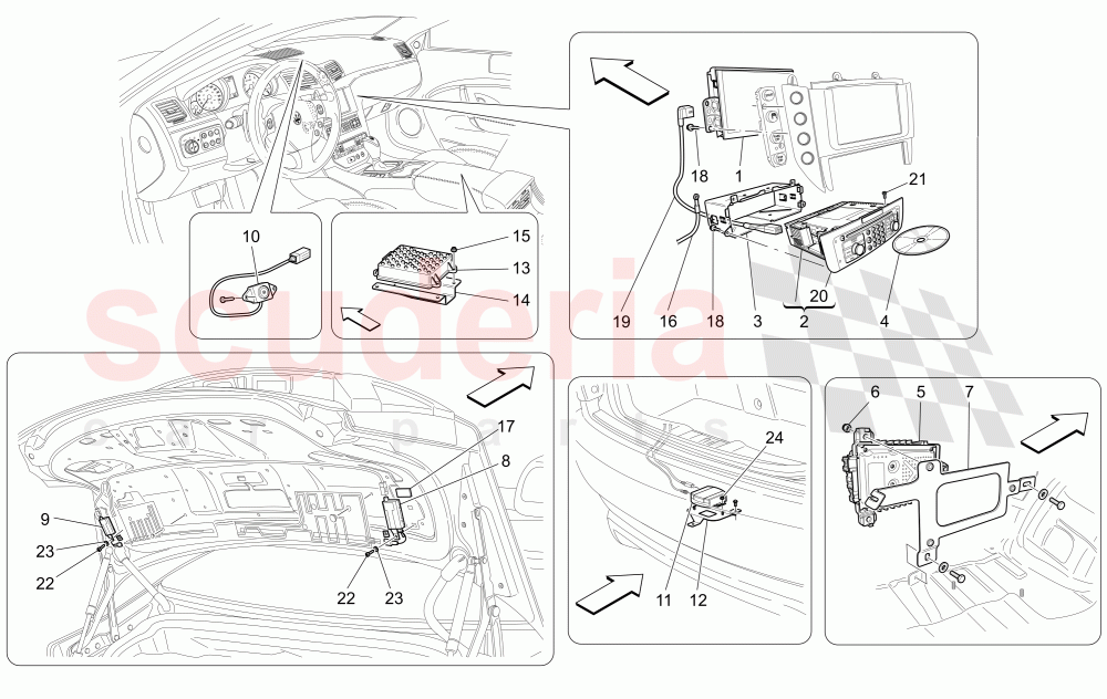 IT SYSTEM of Maserati Maserati GranCabrio (2010-2012)