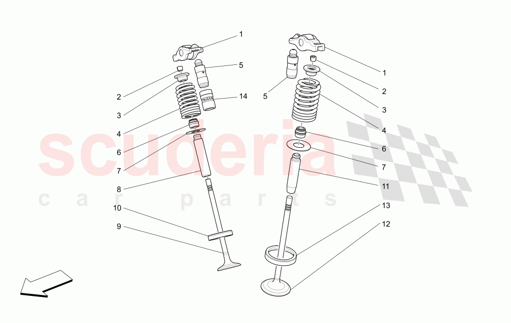VALVES of Maserati Maserati Quattroporte (2017+) S V6 410bhp