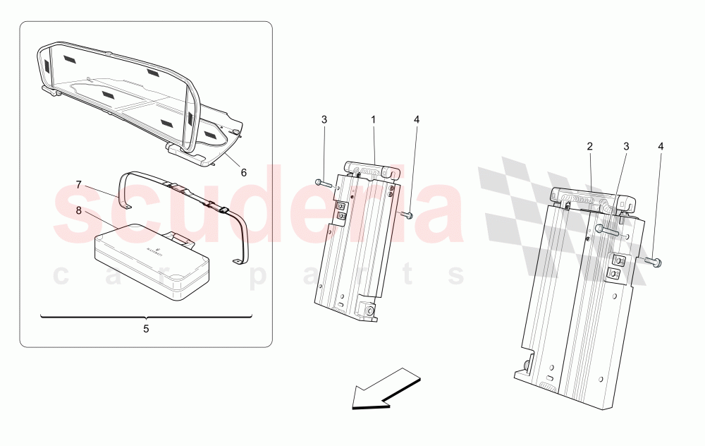 ELECTRICAL CAPOTE: ROLL BAR AND ACCESSORIES of Maserati Maserati GranCabrio (2013+) Sport