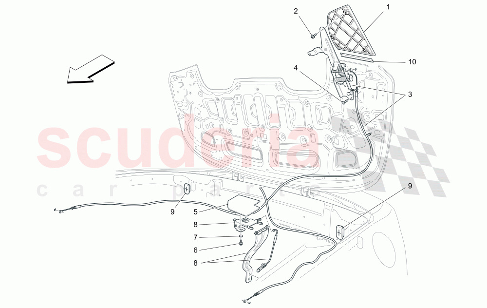 ELECTRICAL CAPOTE: FLAPS (Not available with: CENTENNIAL INTERNALS, Special Edition) of Maserati Maserati GranCabrio (2013+) Sport