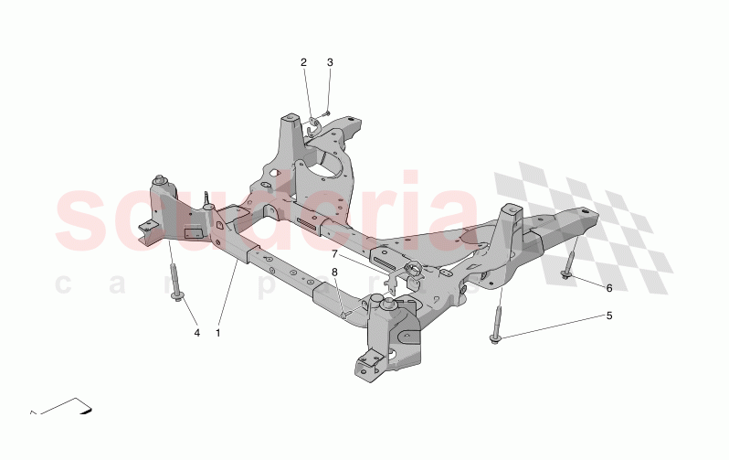 FRONT UNDERCHASSIS of Maserati Maserati Grecale Trofeo Automatic 3.0 BT V6 530HP
