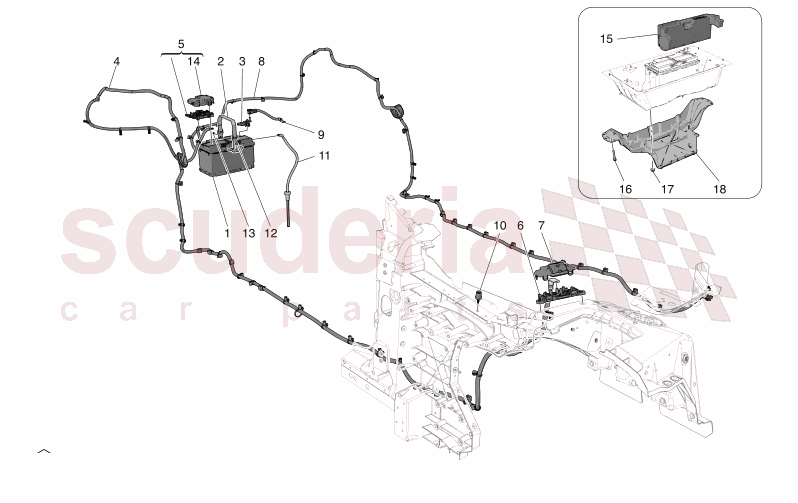 ENERGY GENERATION AND ACCUMULATION of Maserati Maserati GranCabrio M189 TROFEO  AUTOMATIC 4WD 3.0 BT V6 550 HP