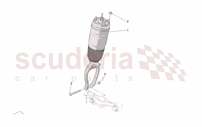 FRONT SHOCK ABSORBER DEVICES of Maserati Maserati GranTurismo M189 FOLGORE  AUTOMATIC 4WD BEV 560 kW