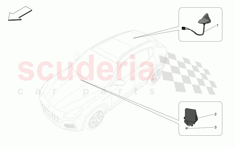 RECEPTION AND CONNECTION SYSTEM of Maserati Maserati Grecale GT Automatic 2.0 T4 4WD 250HP MHEV