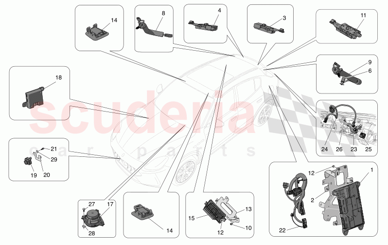 IT SYSTEM of Maserati Maserati Grecale Folgore Automatic 4WD BEV 400 kW