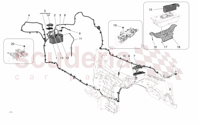 ENERGY GENERATION AND ACCUMULATION of Maserati Maserati GranCabrio M189    AUTOMATIC 4WD 3.0 BT V6 490 HP