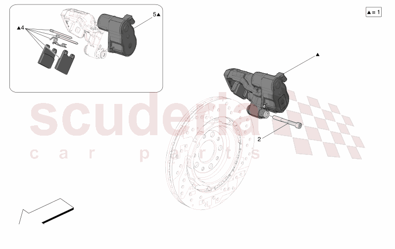 PARKING BRAKE of Maserati Maserati GranTurismo M189    AUTOMATIC 4WD 3.0 BT V6 490 HP