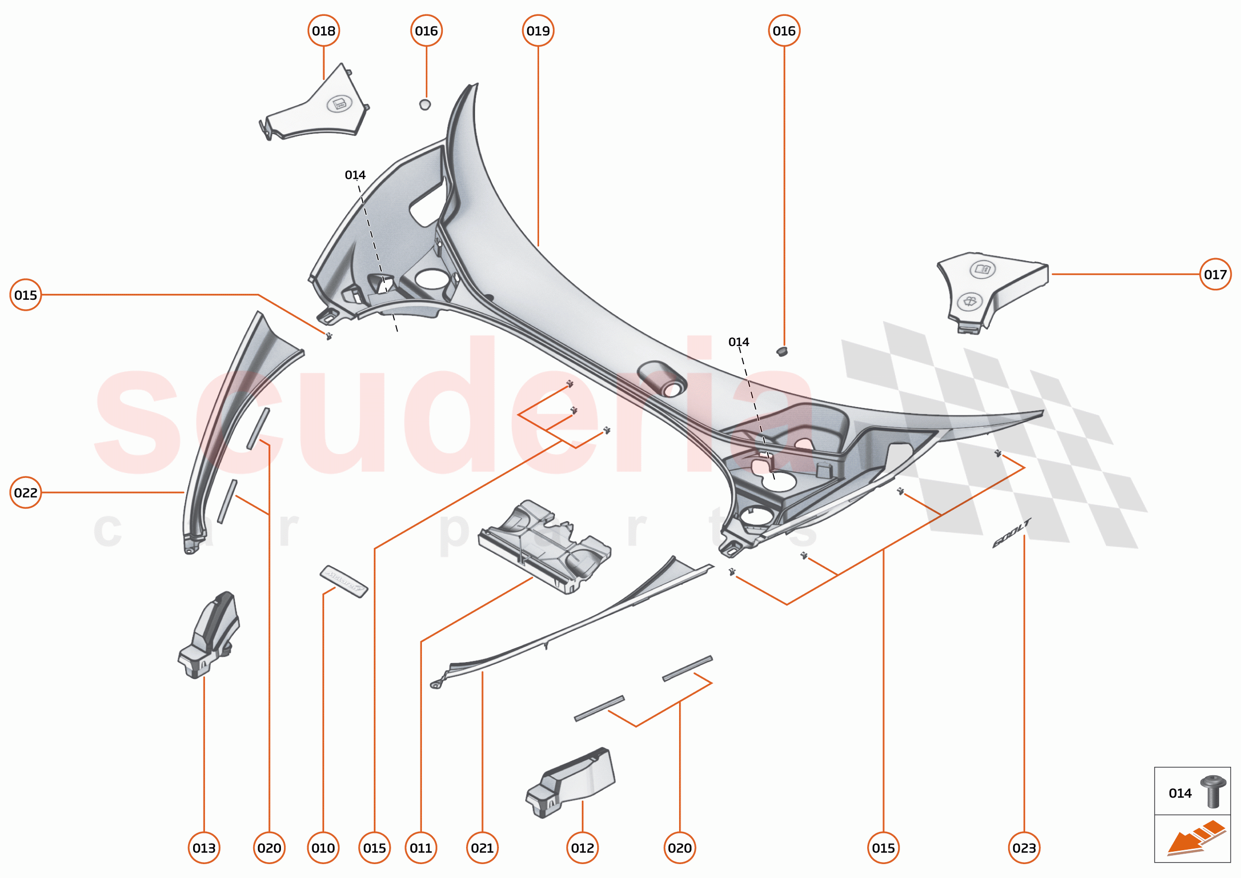 9 - EXTERIOR ORNAMENTATION - 9.2 - FRONT TRIM of McLaren McLaren 600LT