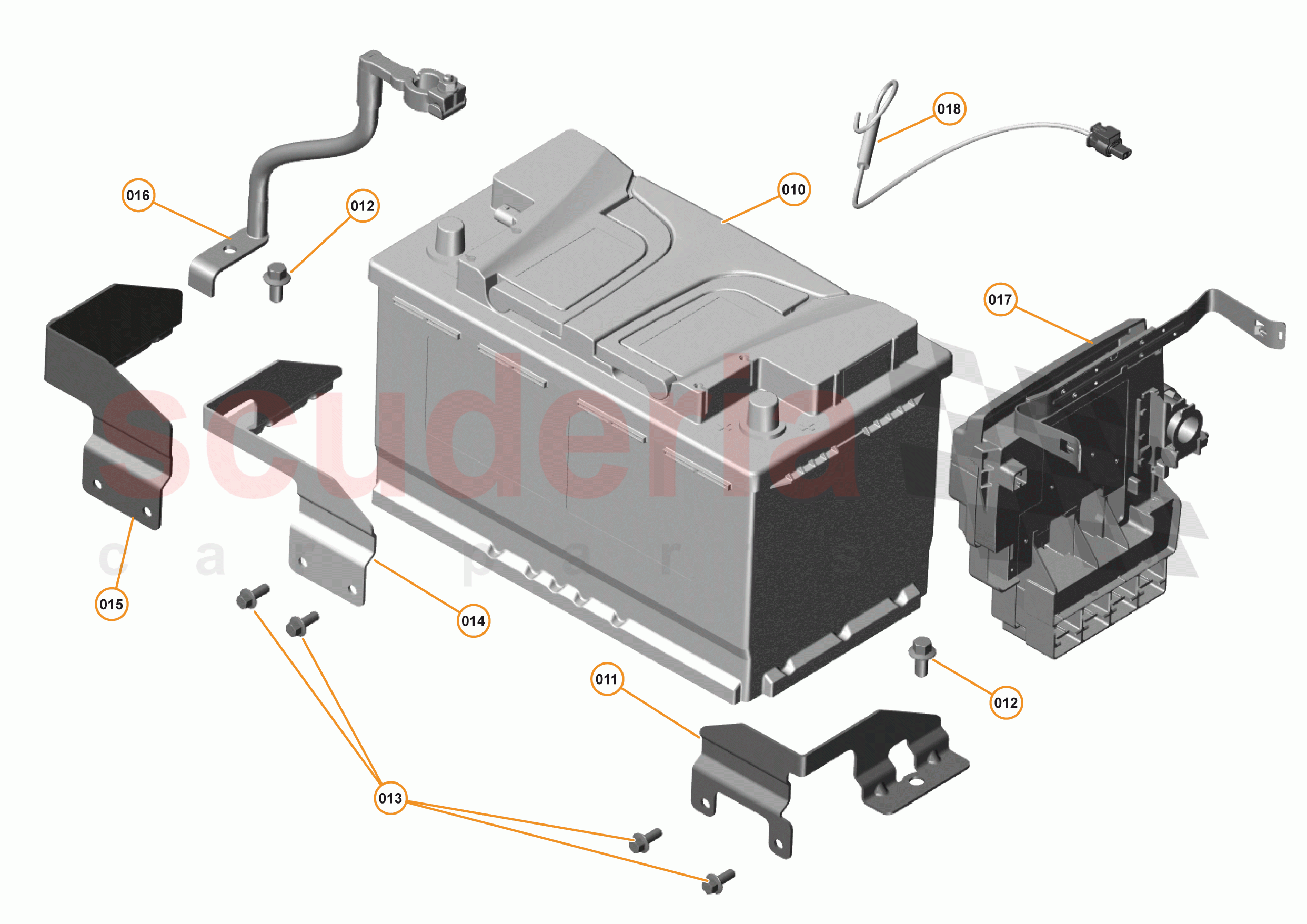 47 - ELECTRICAL HARDWARE - 47.1 - BATTERY of McLaren McLaren 720S Coupe