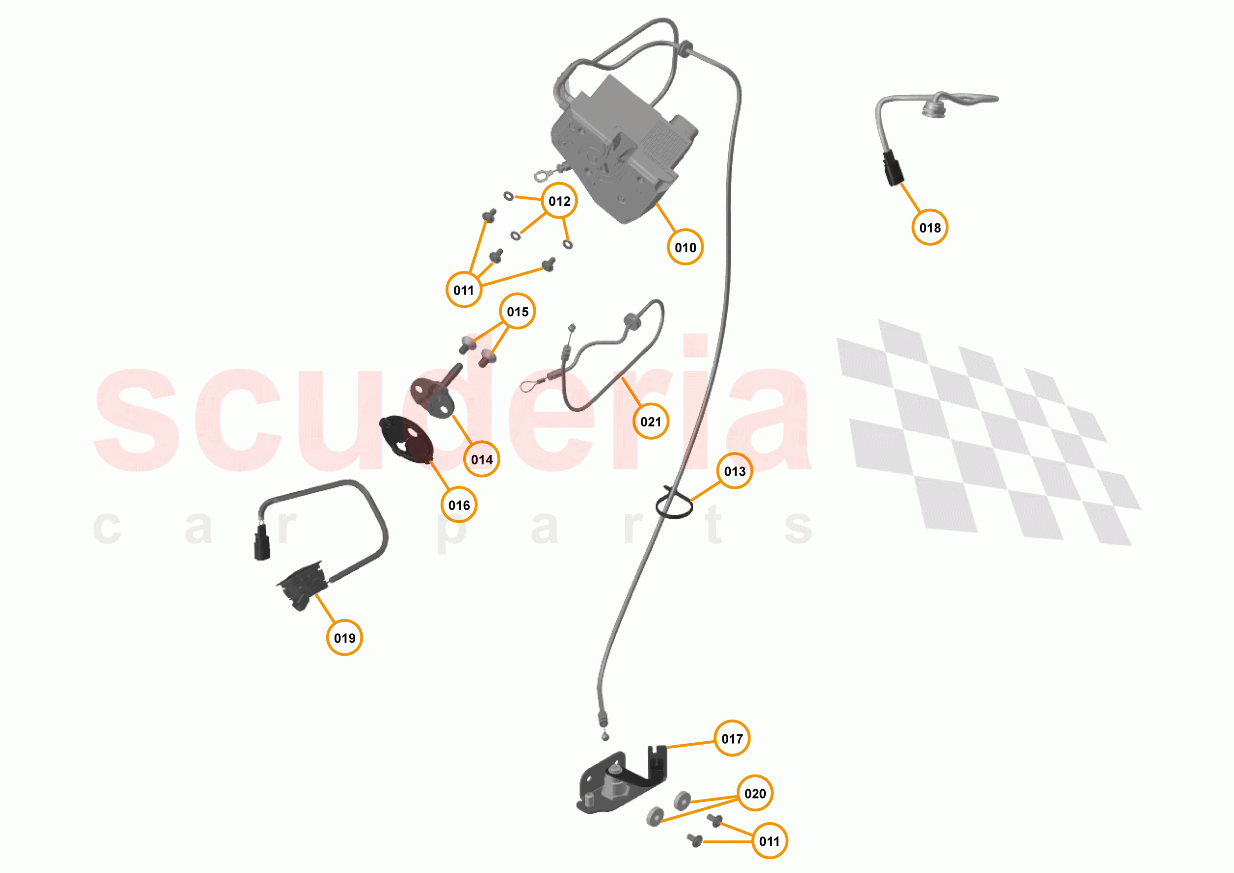 7 - CLOSURES - 7.6 - DOOR LATCH of McLaren McLaren 720S Coupe
