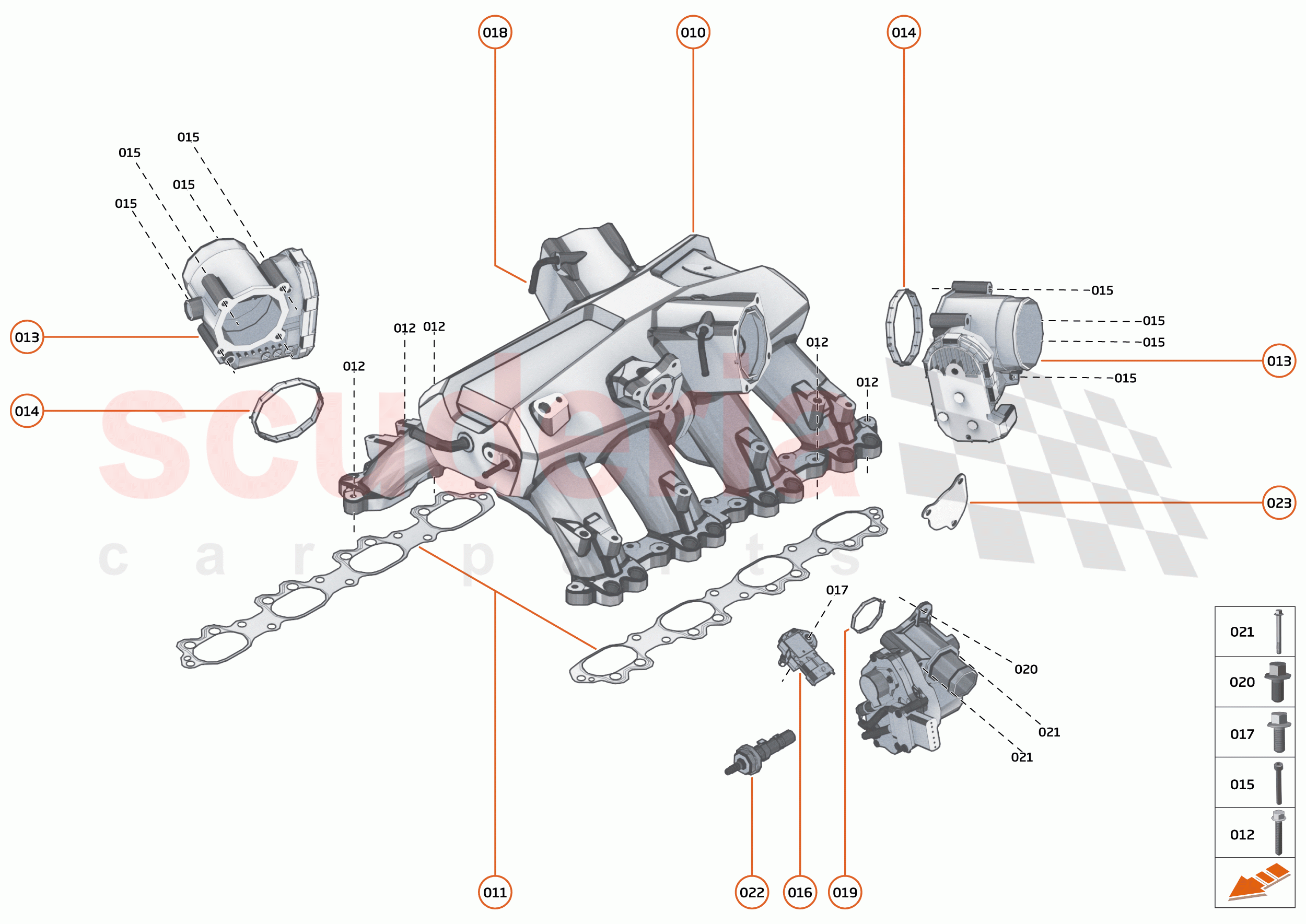 35 - ENGINE - 35.3 - INLET MANIFOLD of McLaren McLaren 750S Spider