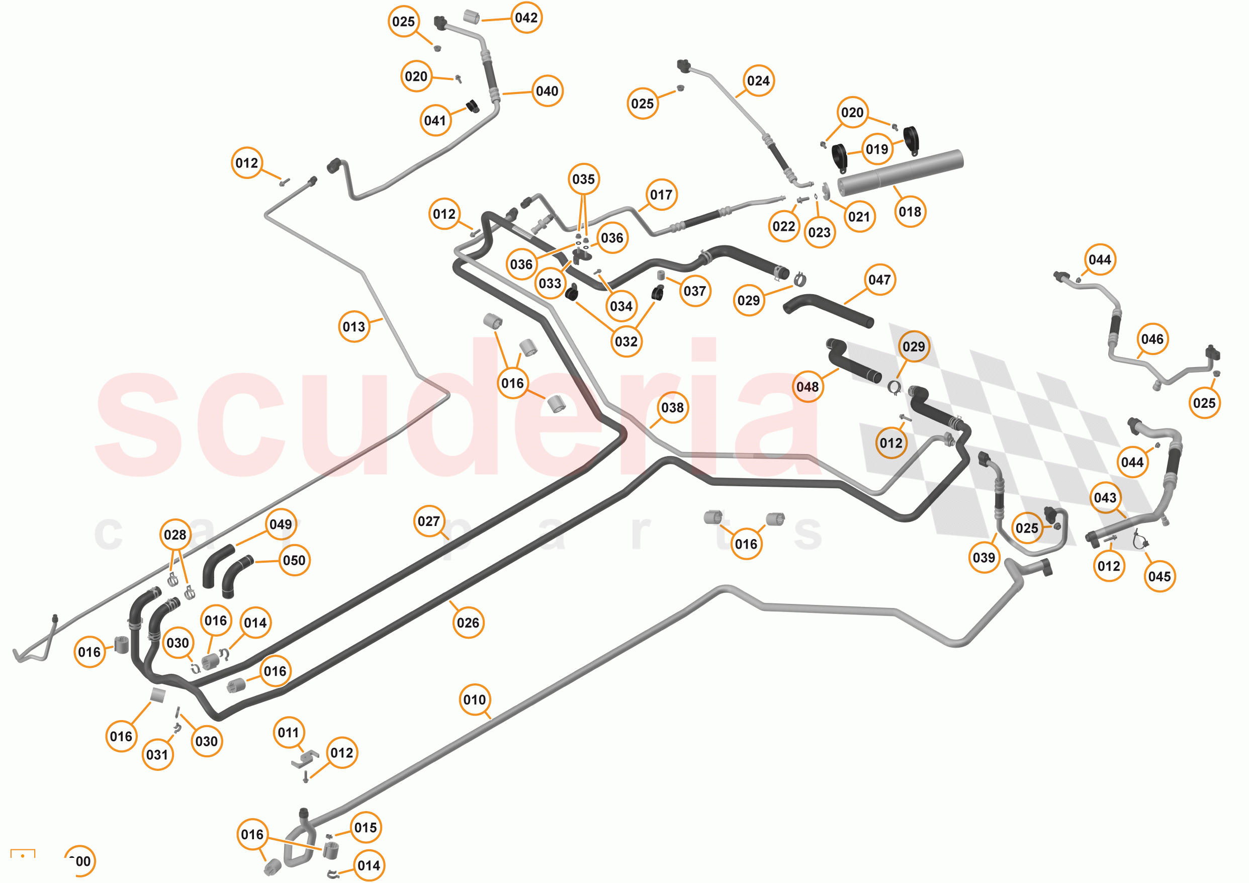 30 - FLUIDS - HVAC - 30.1 - HVAC FLUIDS CIRCUIT - R134A of McLaren McLaren 570S Coupe