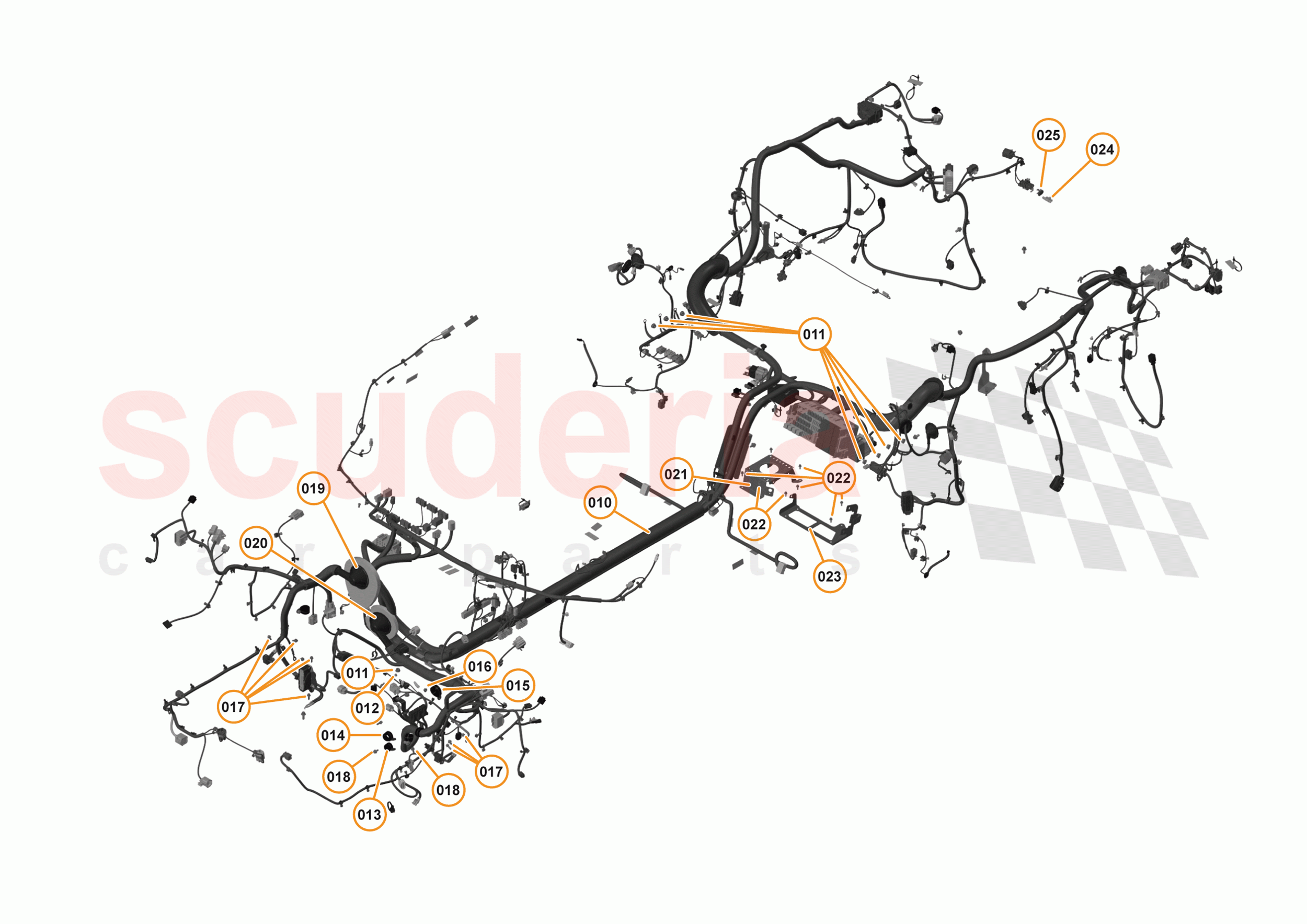 43 - WIRING HARNESS - 43.2 - BODY WIRING HARNESS of McLaren McLaren 540C Coupe