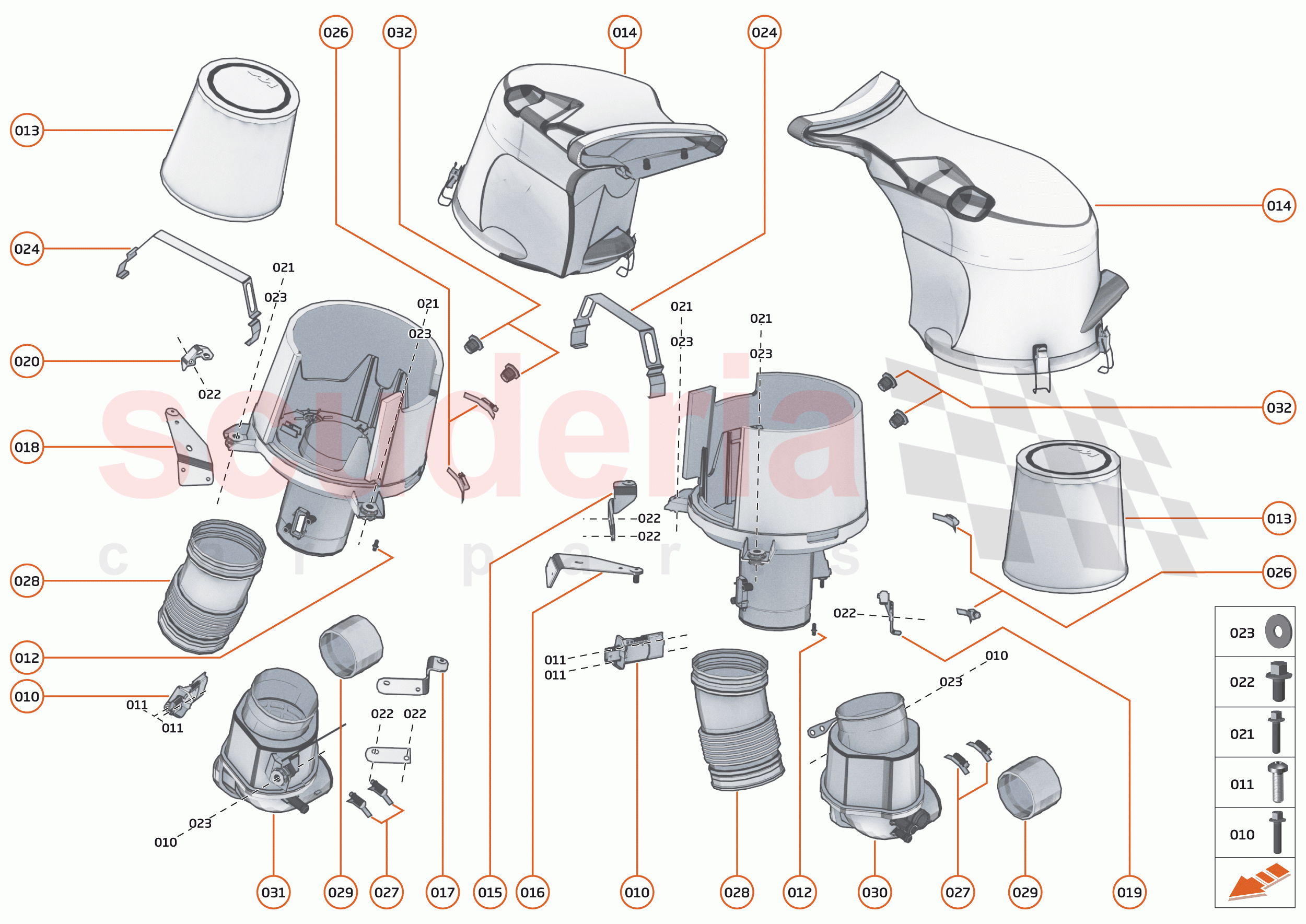 27 - AIR INDUCTION SYSTEMS - AIS - 27.1 - AIS - LOW PRESSURE SYSTEM of McLaren McLaren Senna
