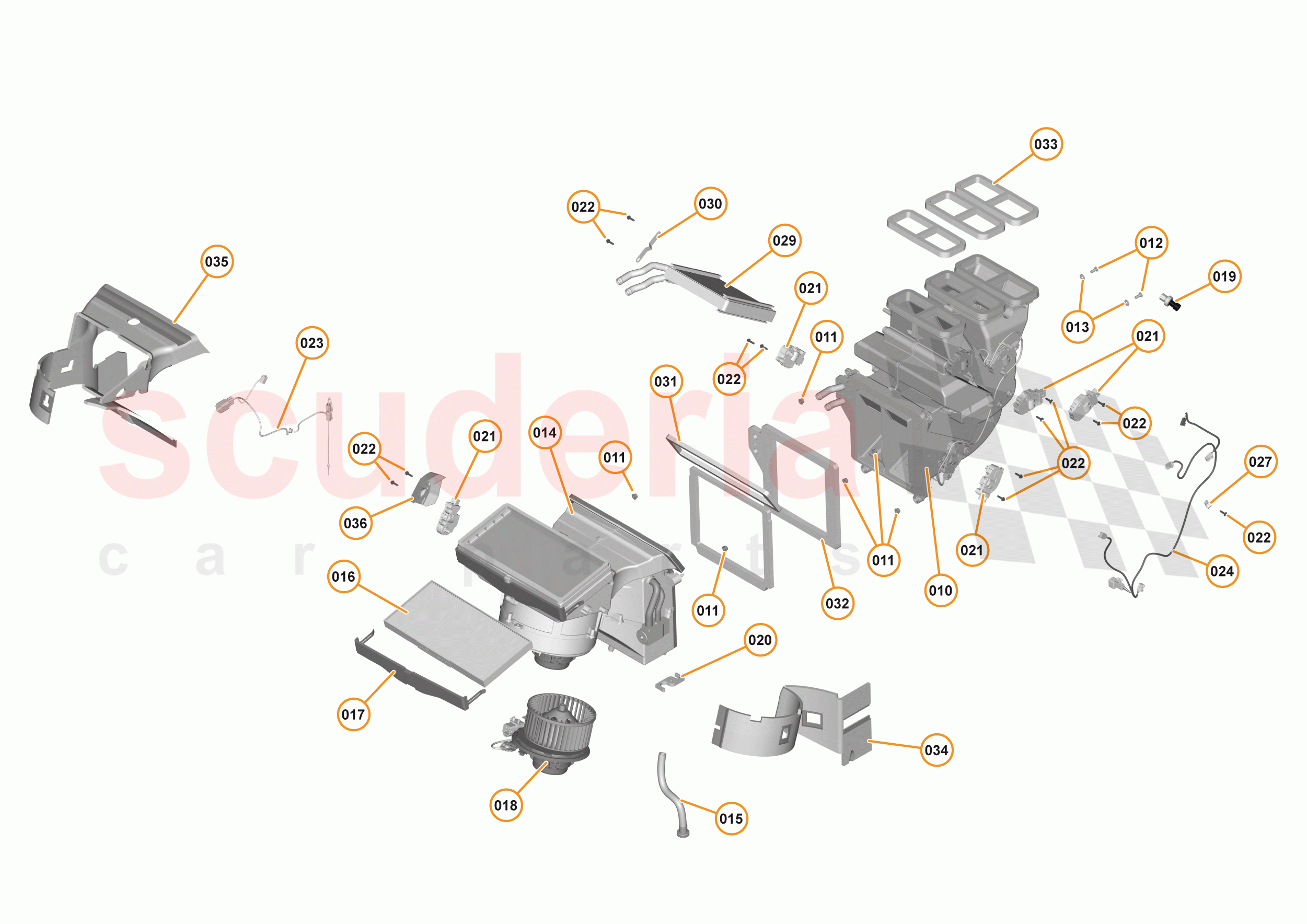 16 - HVAC - 16.1 - HVAC INLET & DISTRIBUTION of McLaren McLaren 720S Coupe