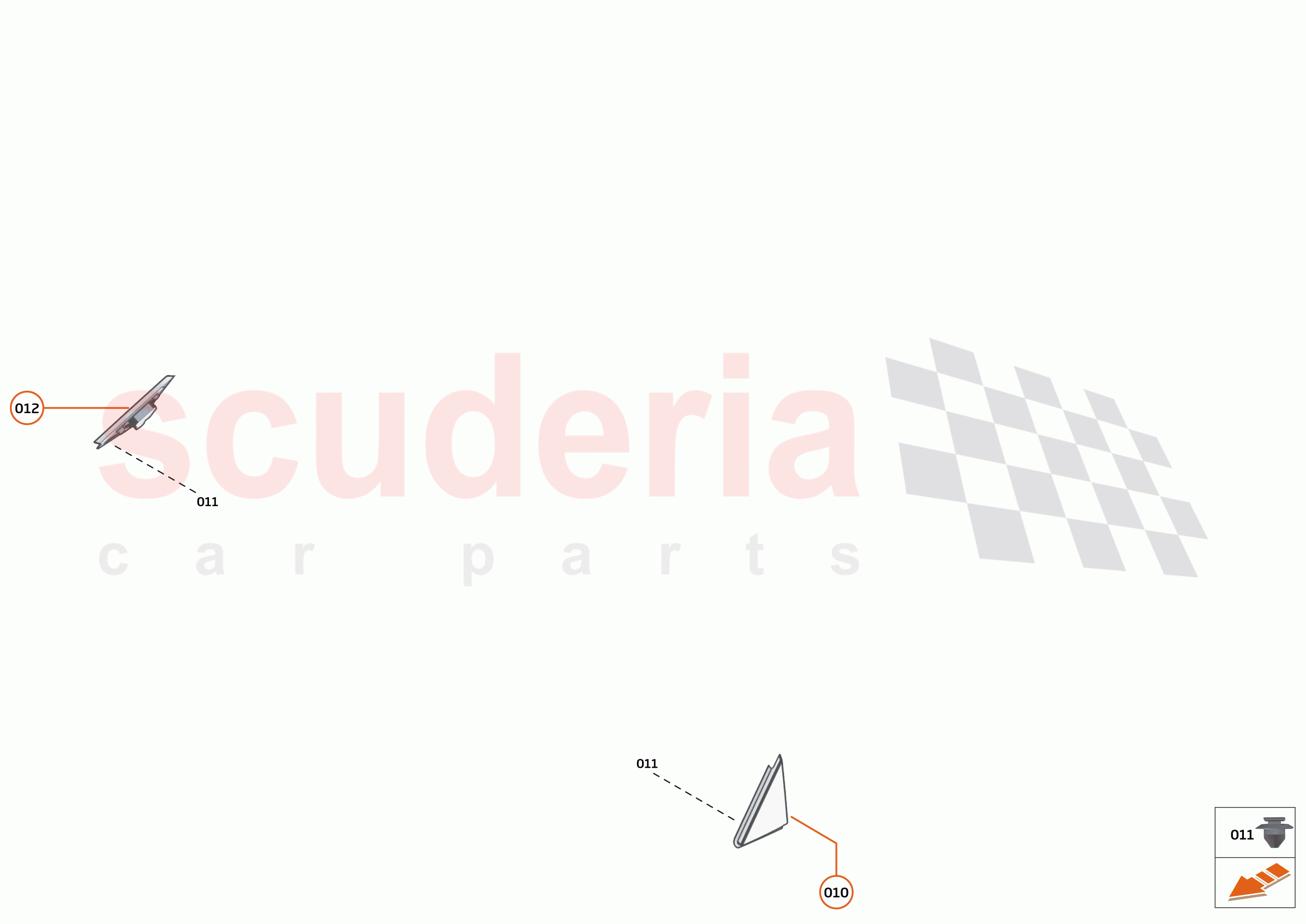 10 - GLAZING - 10.1 - DOOR GLAZING - FIXED of McLaren McLaren 765LT Spider