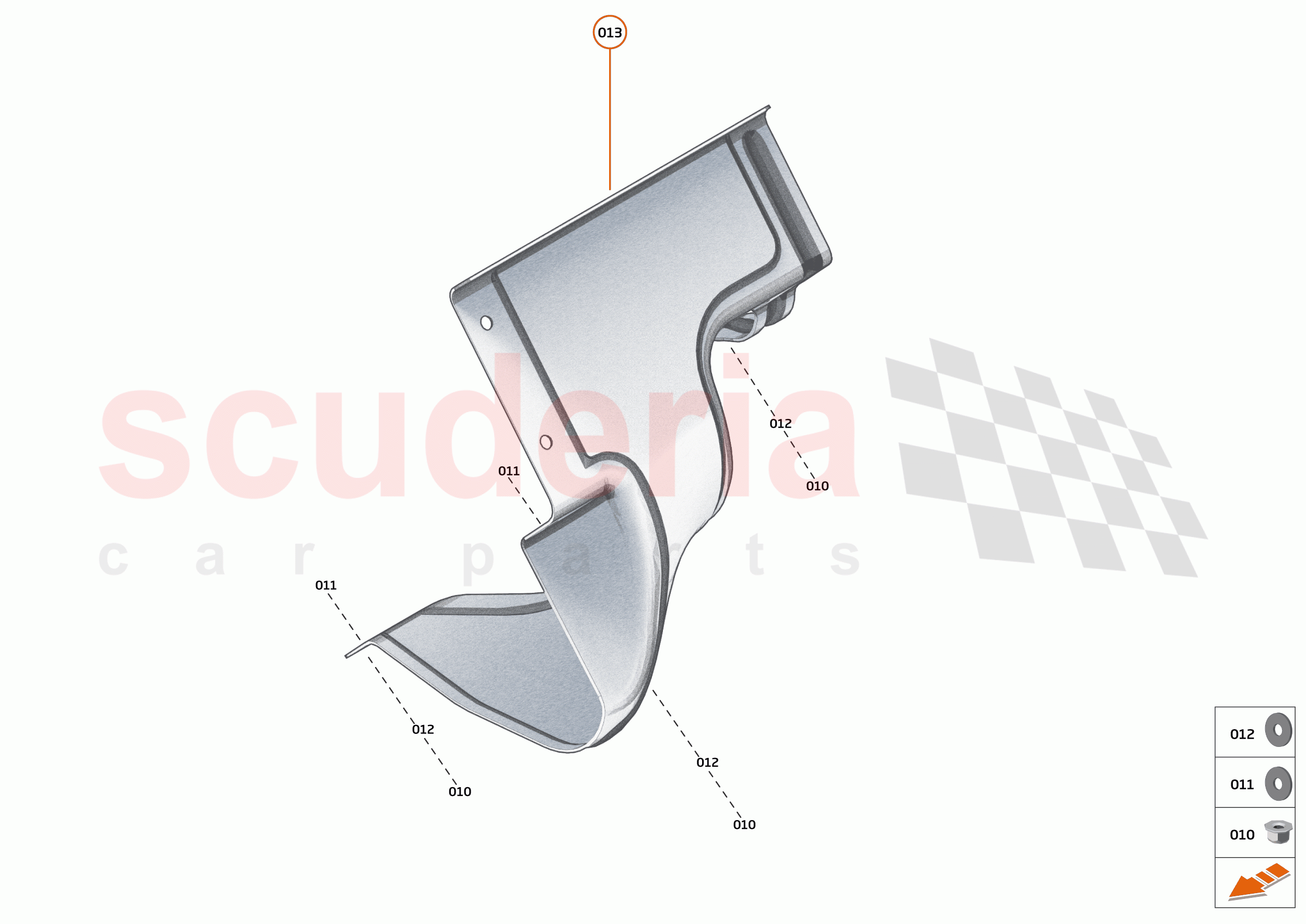 34 - HEAT INSULATION - 34.1 - HEATSHIELDS - POWERTRAIN MOUNTED of McLaren McLaren 765LT Spider