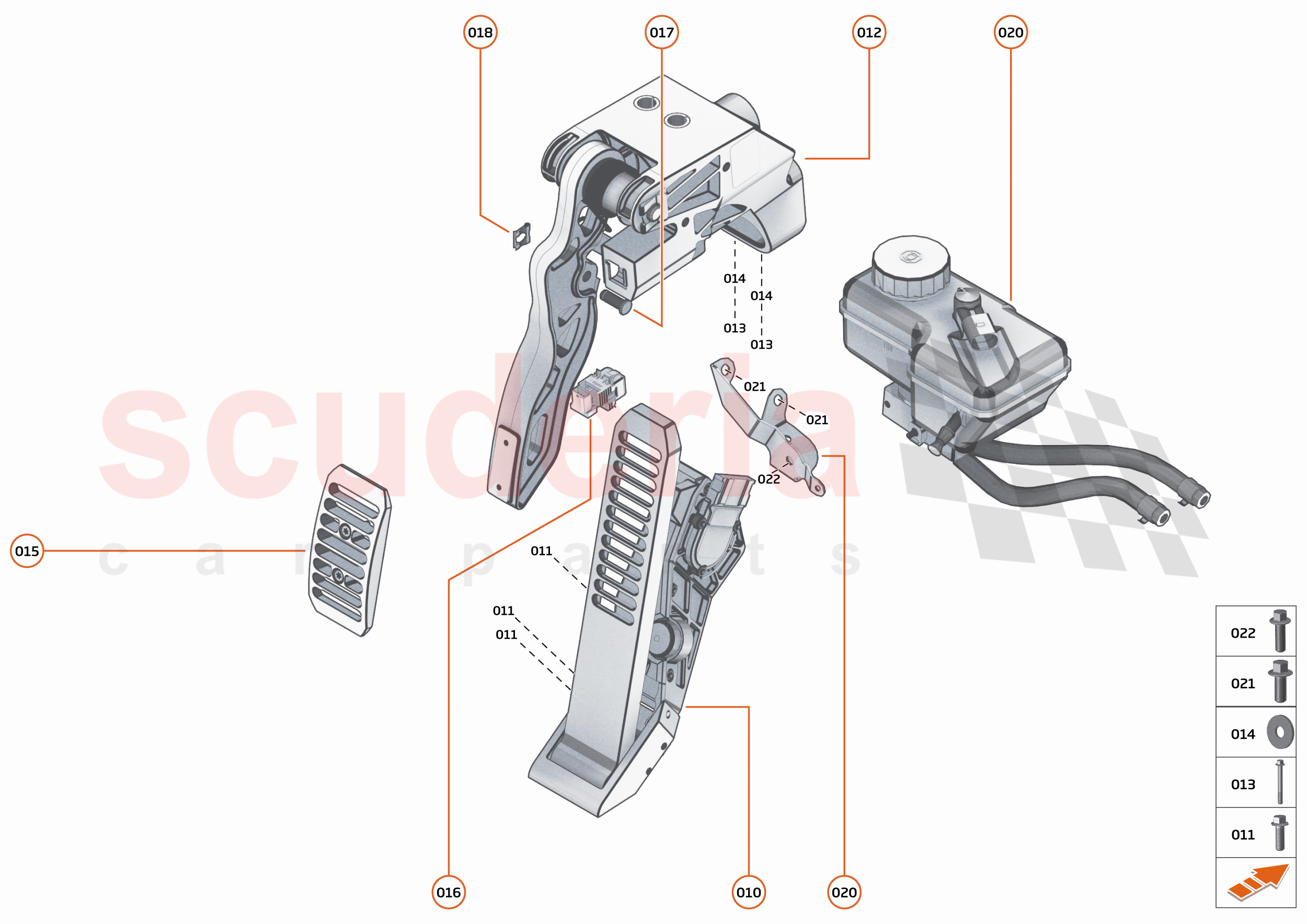 26 - BRAKES - SYSTEMS - 26.1 - PEDAL BOX of McLaren McLaren 765LT Spider