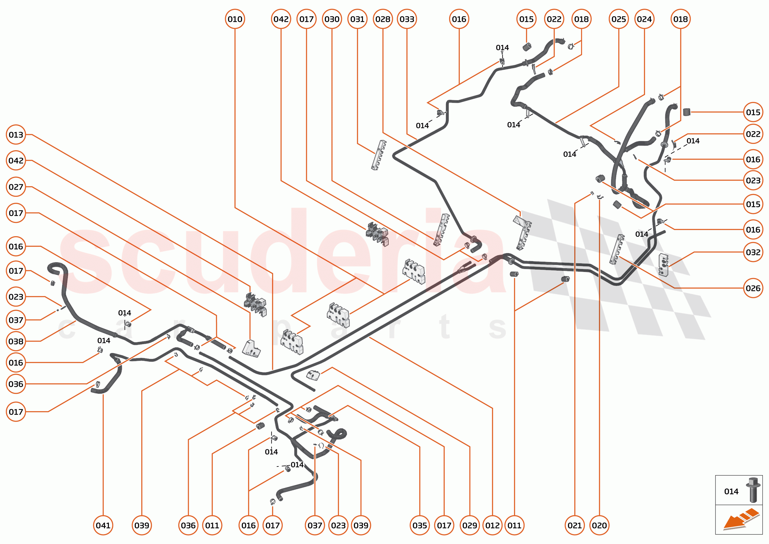 31 - COOLING - LOW TEMP - 31.1 - LOW TEMPERATURE CIRCUIT & PIPES of McLaren McLaren 600LT Spider