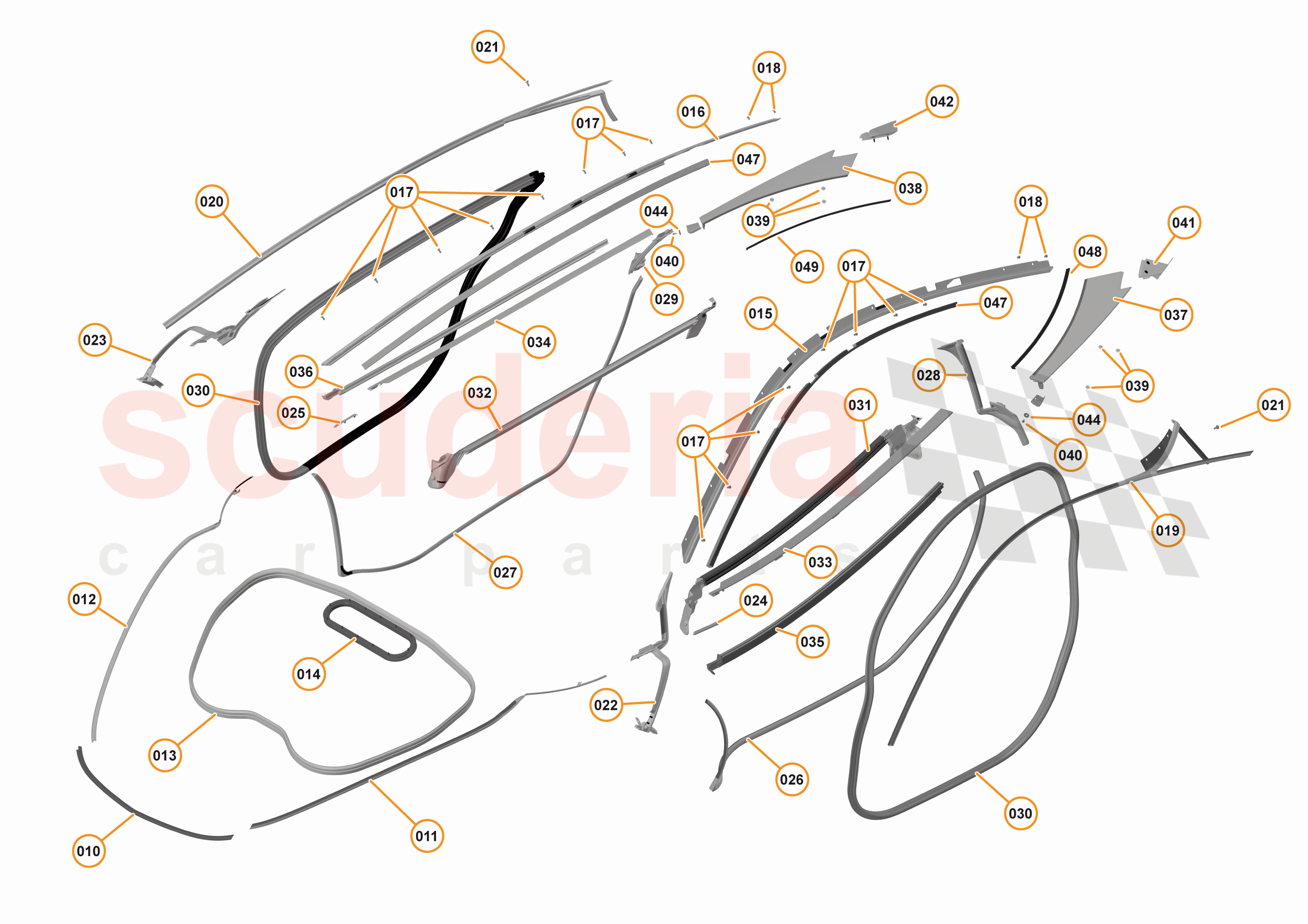 6 - CLOSURES - 6.11 - CLOSURE SEALS of McLaren McLaren 570S Coupe