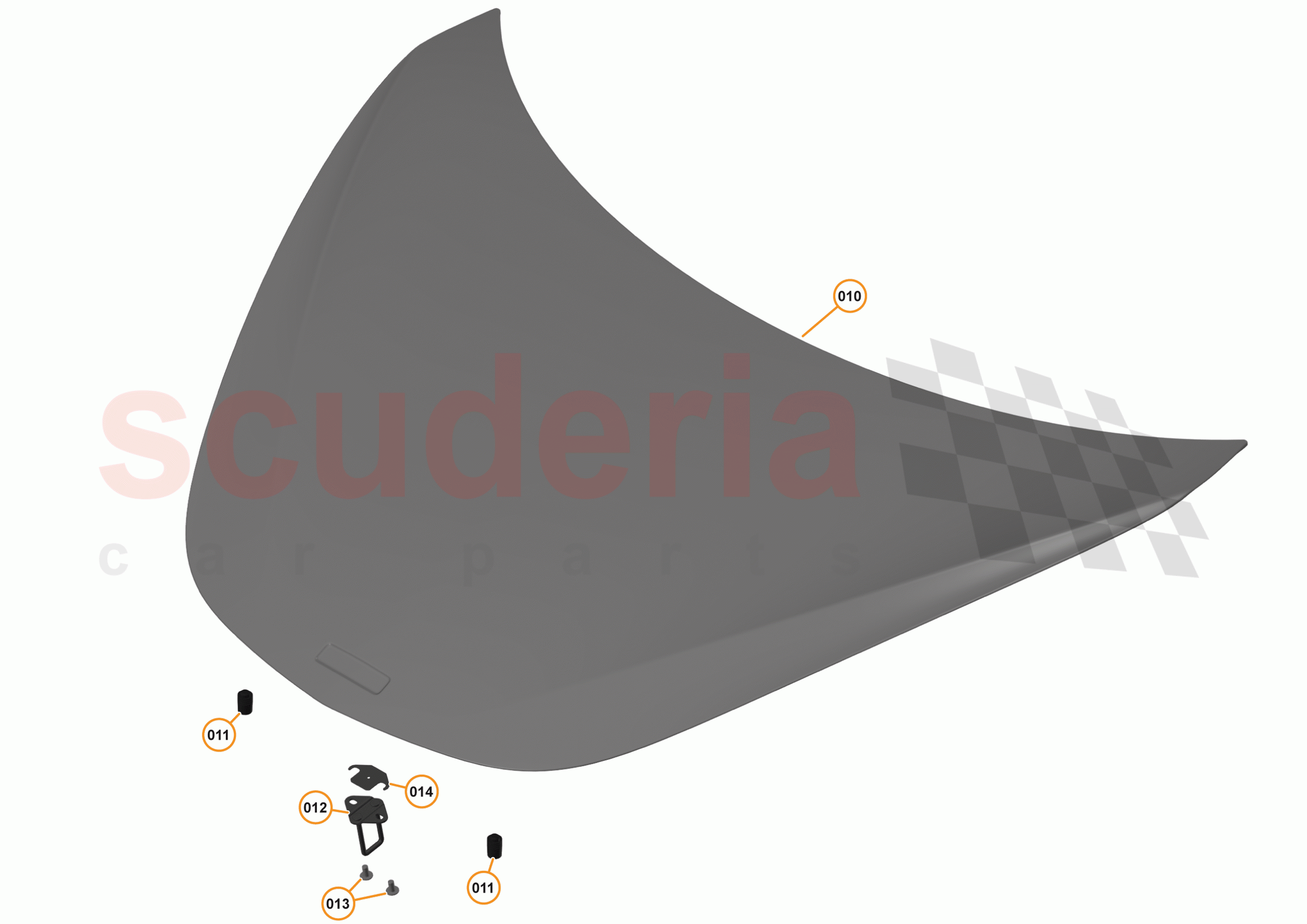 6 - CLOSURES - 6.1 - BONNET STRUCTURE of McLaren McLaren 570GT