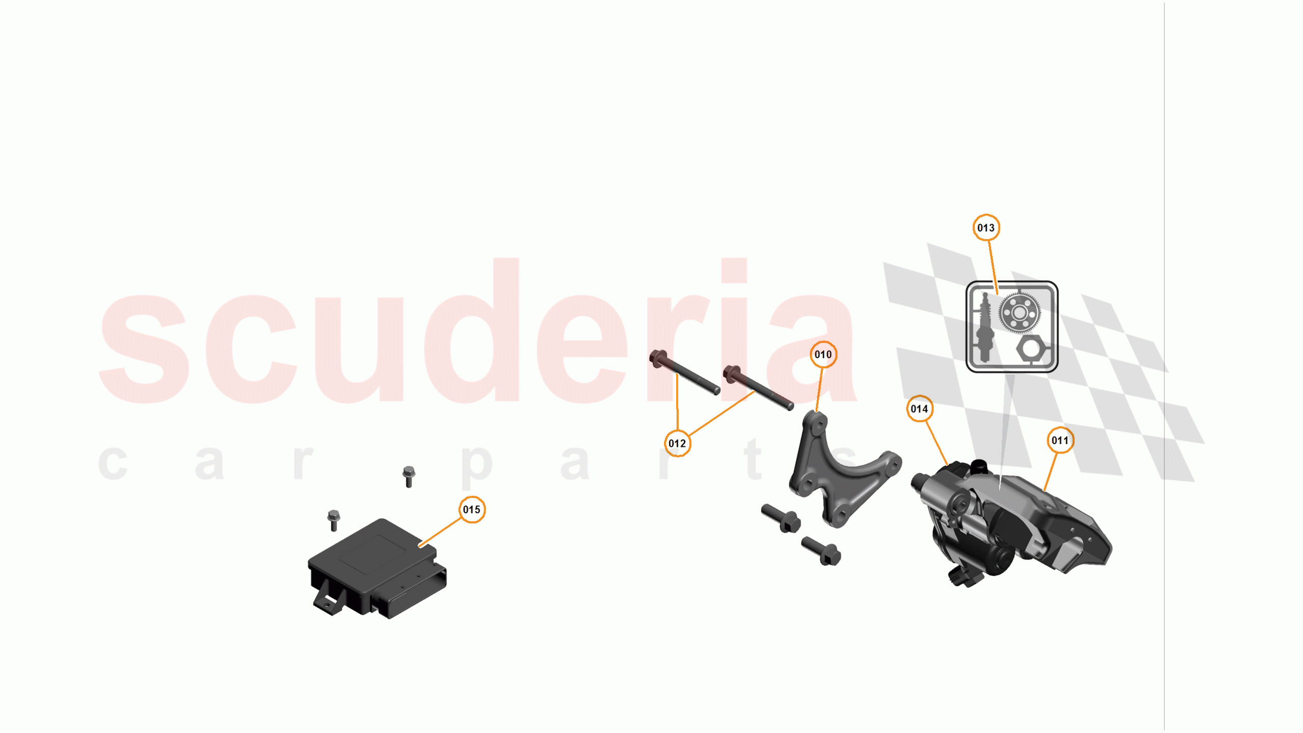 10 - C2 - PARKING BRAKE SYSTEM - 10.1 - 01 - PARKING BRAKE SYSTEM of McLaren McLaren 12C Coupe