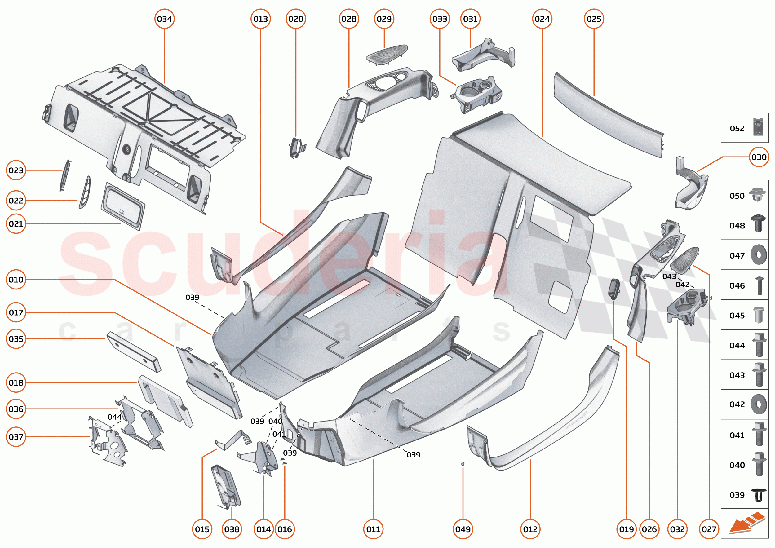 41 - INTERIOR SYSTEMS - 41.9 - LOWER & REAR TRIM of McLaren McLaren Artura