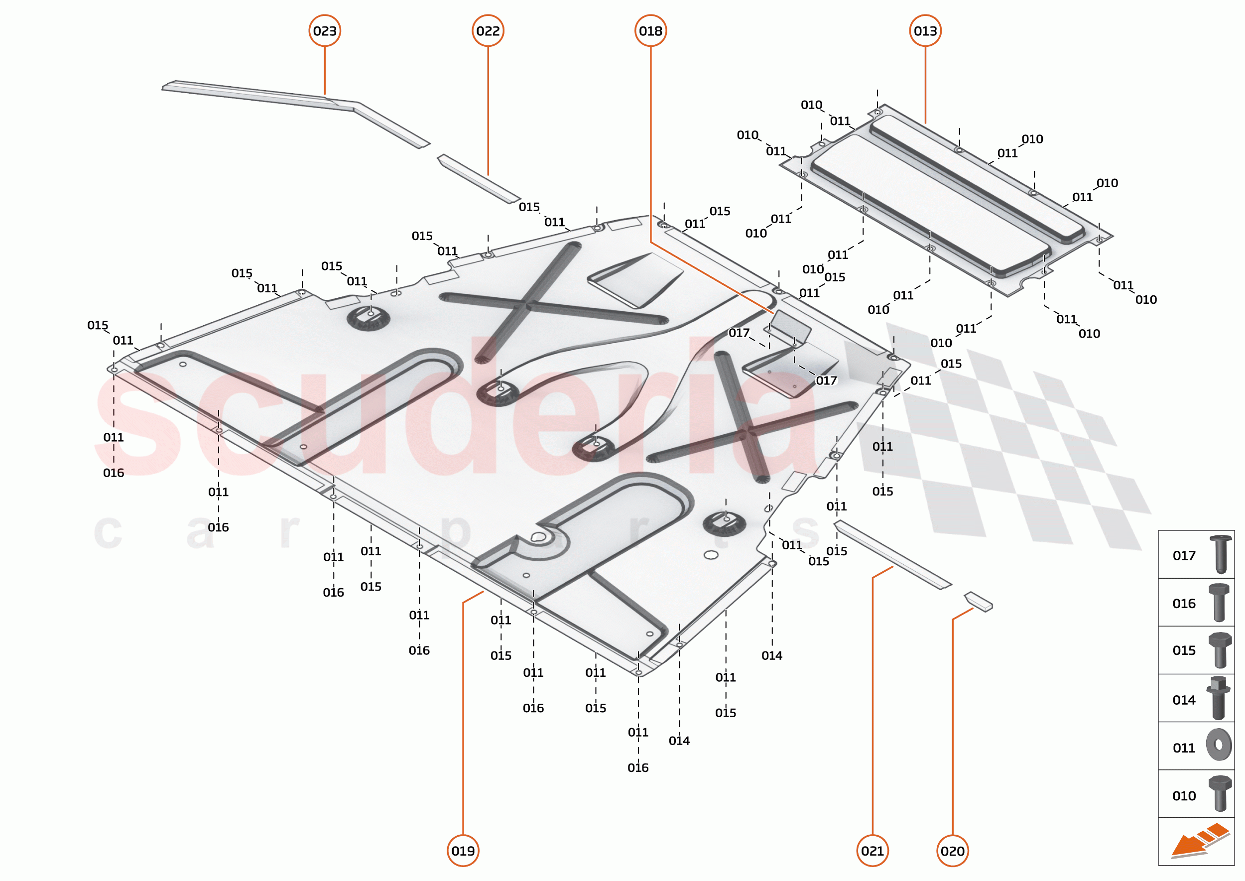 4 - FLOORS - 4.2 - REAR STRUCTURAL FLOORS of McLaren McLaren 600LT Spider