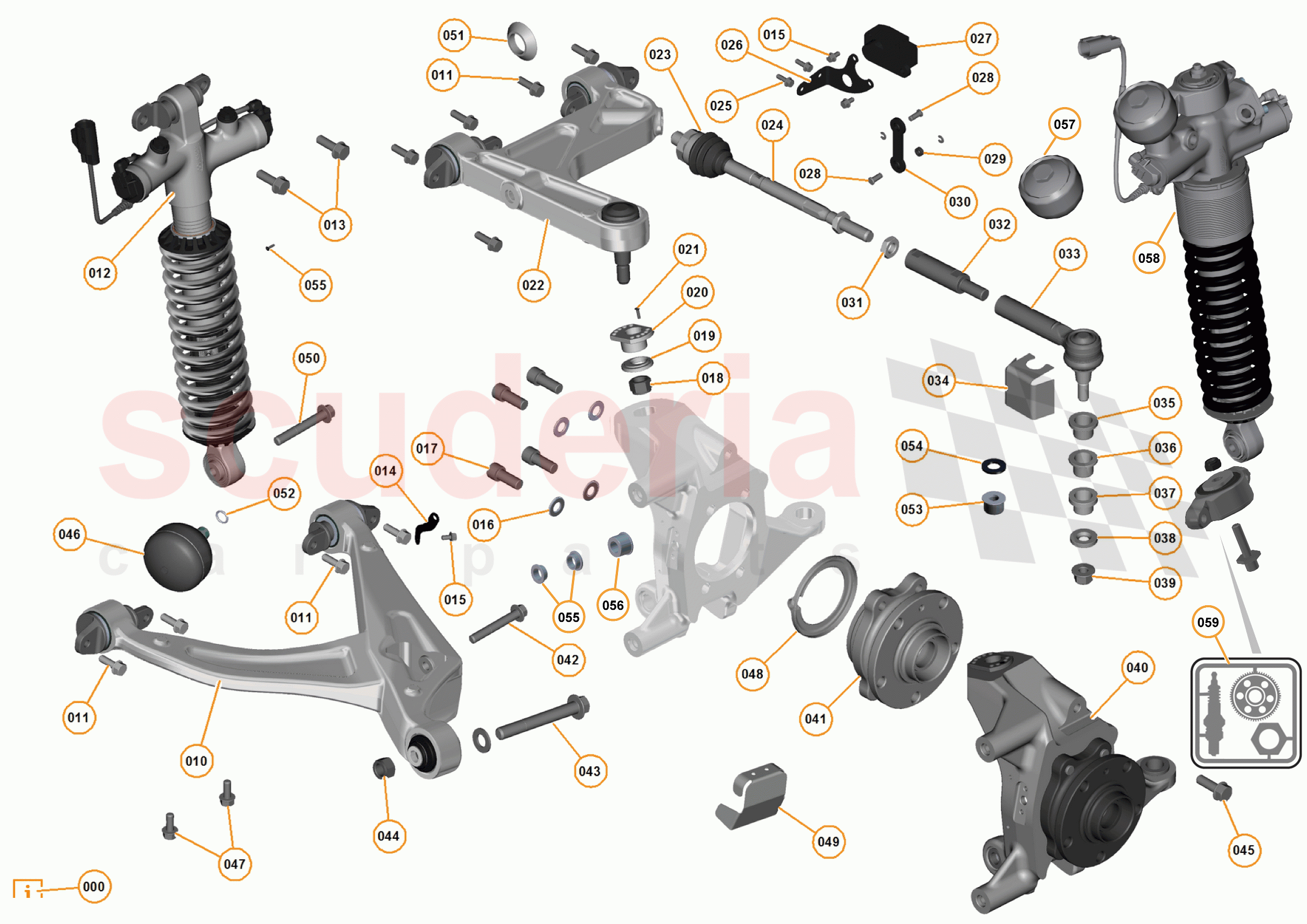 7 - B2 - REAR SUSPENSION - 7.2 - 02 - REAR SUSPENSION RH of McLaren McLaren 12C Coupe