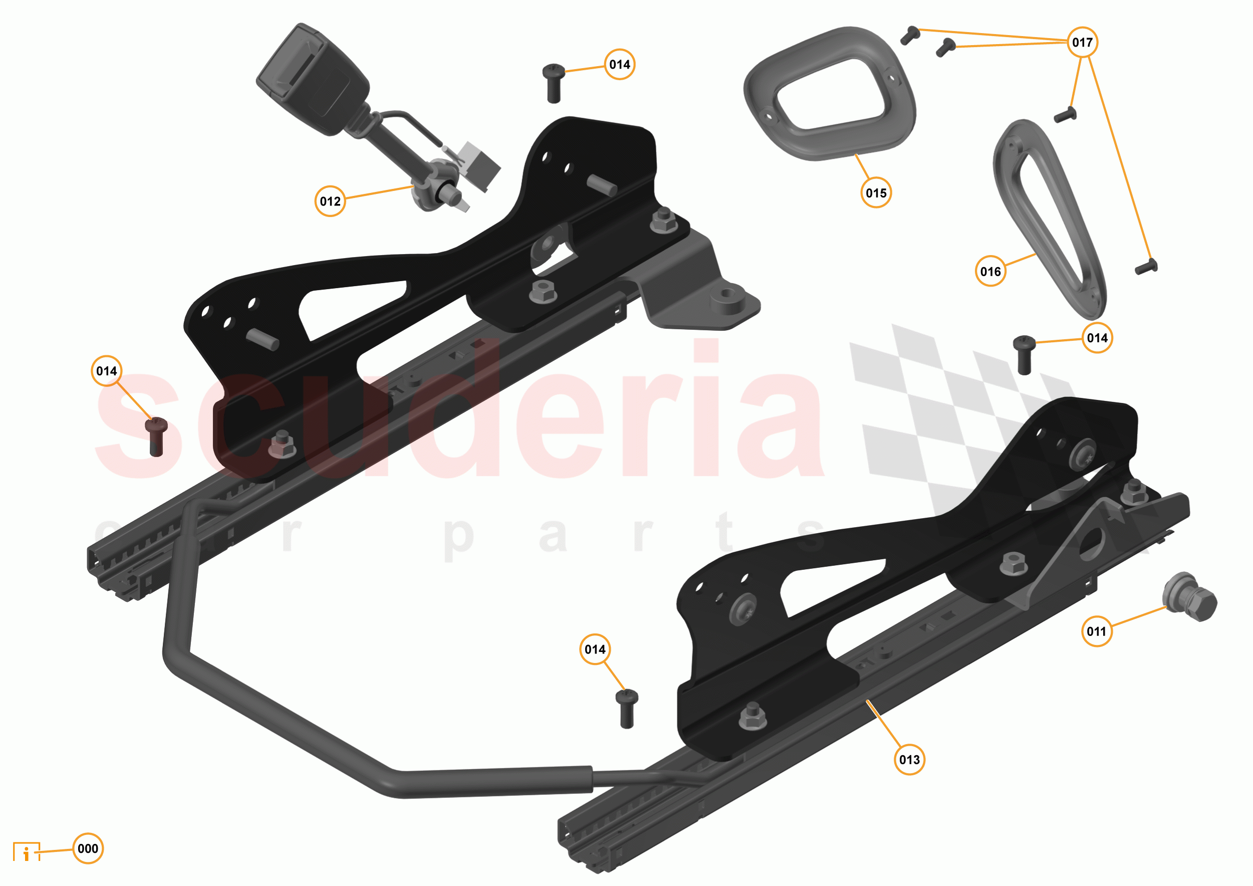 49 - INTERIOR SYSTEMS - 49.6 - SEAT ASSEMBLY - MISC of McLaren McLaren P1 Coupe