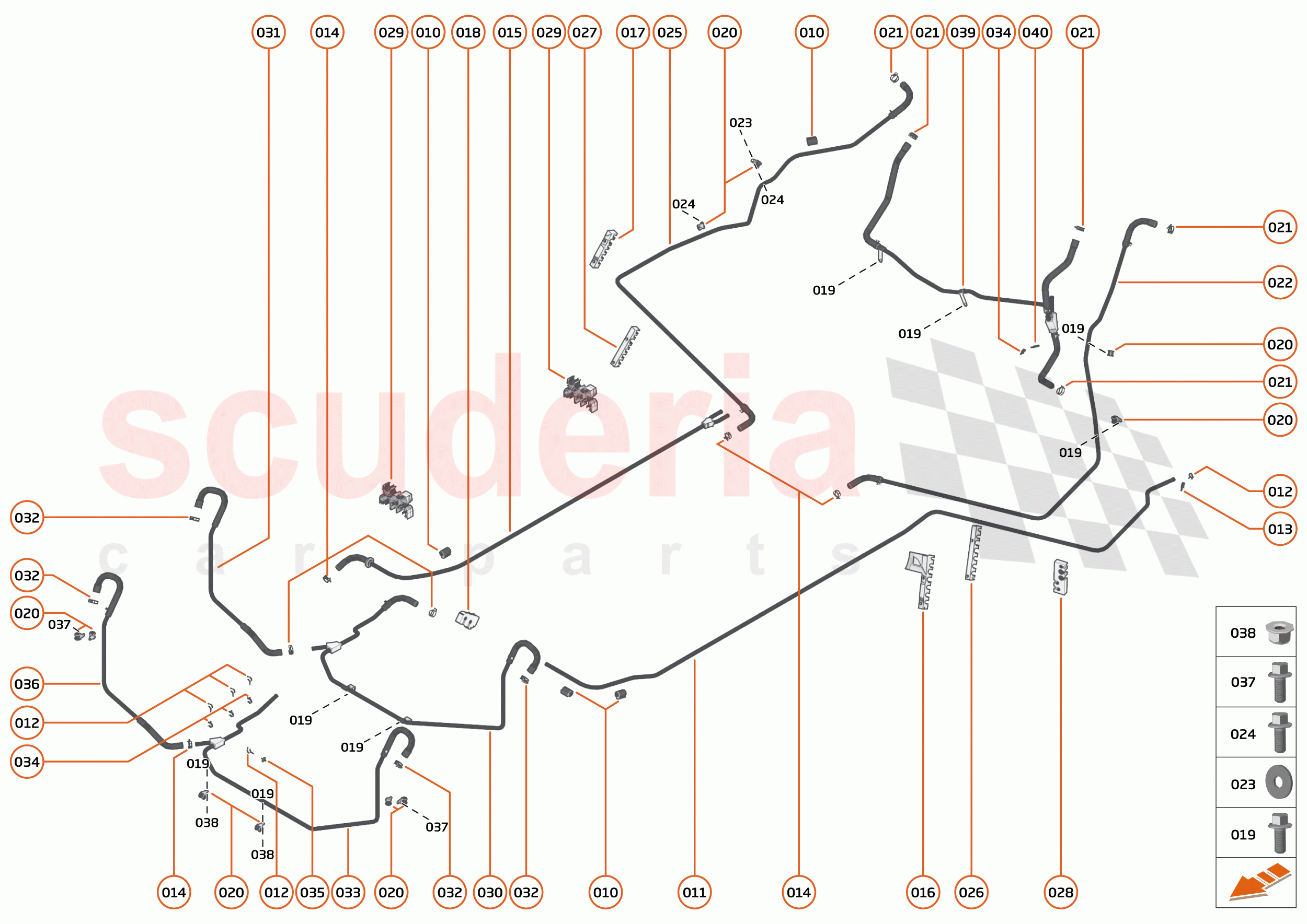 31 - COOLING SYSTEM - 31.4 - LOW TEMPERATURE CIRCUIT & PIPES of McLaren McLaren Elva