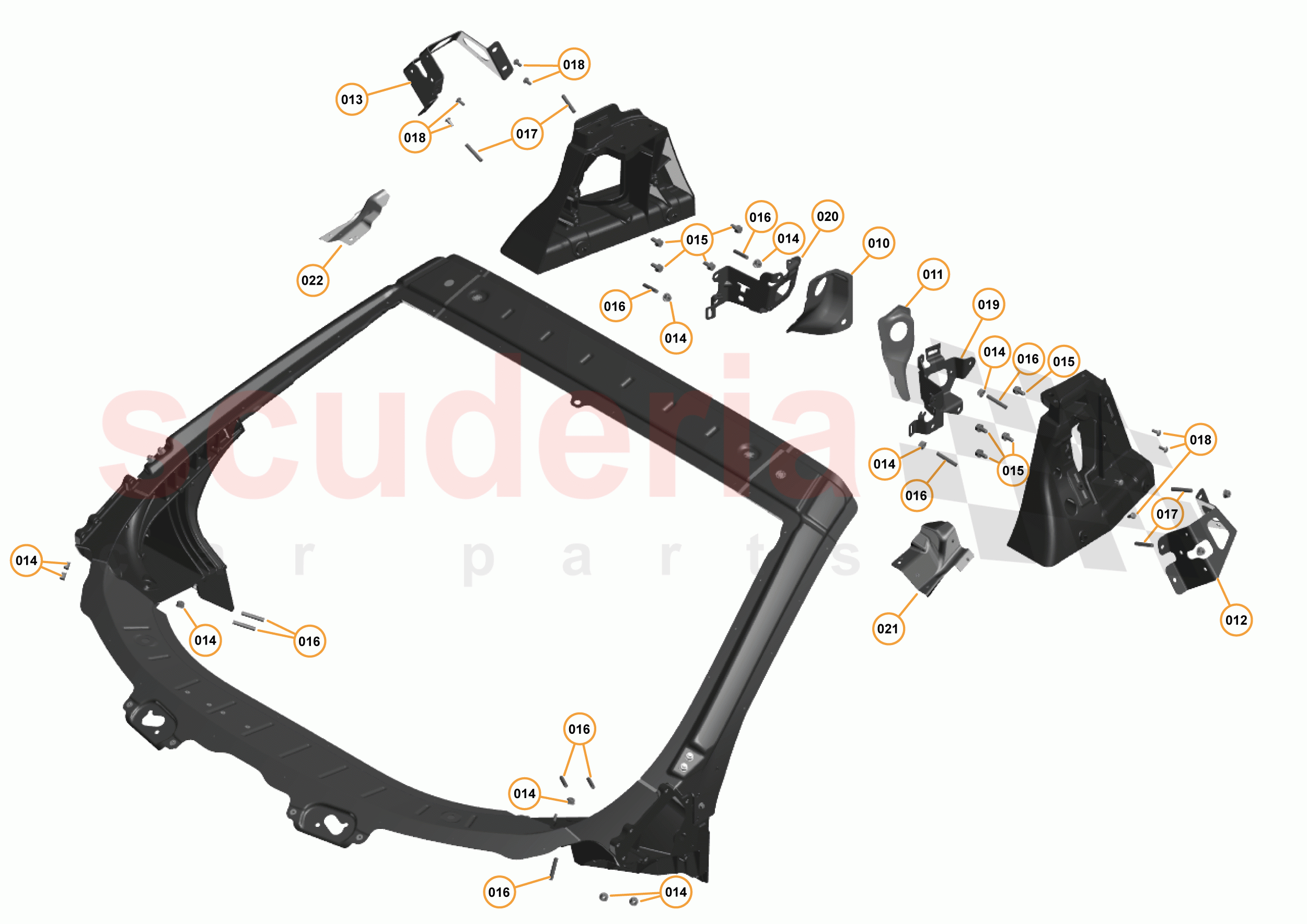 1 - A1 - BODY STRUCTURES - 1.4 - 04 - TUB UPPER of McLaren McLaren 12C Coupe