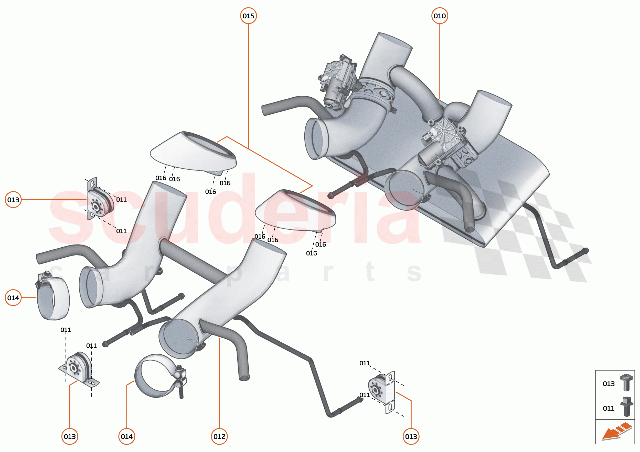 41 - EXHAUST - 41.2 - MUFFLER & TAIL PIPES of McLaren McLaren 600LT