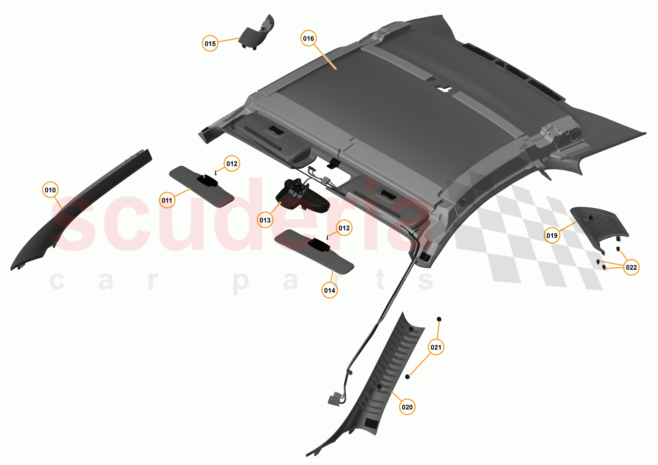 31 - N5 - UPPER TRIM - 31.1 - 01 - UPPER TRIM of McLaren McLaren 12C Coupe