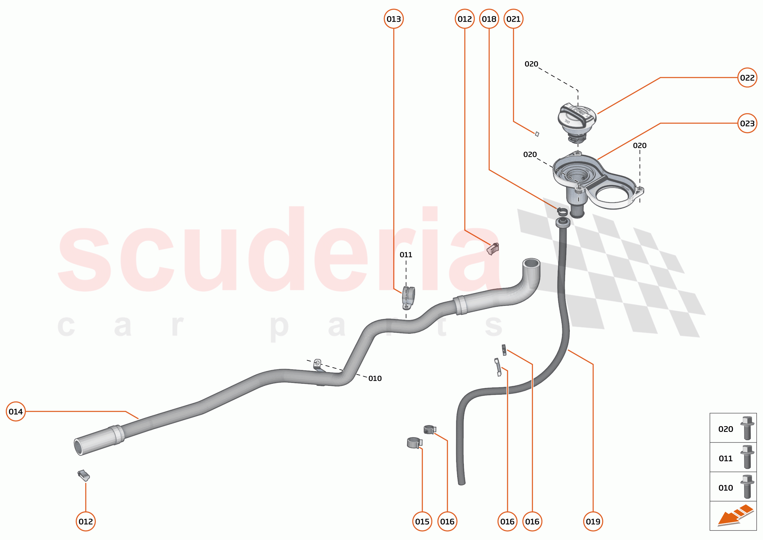 36 - ENGINE OIL SYSTEM - 36.3 - ENGINE OIL FILL SYSTEM of McLaren McLaren 600LT Spider